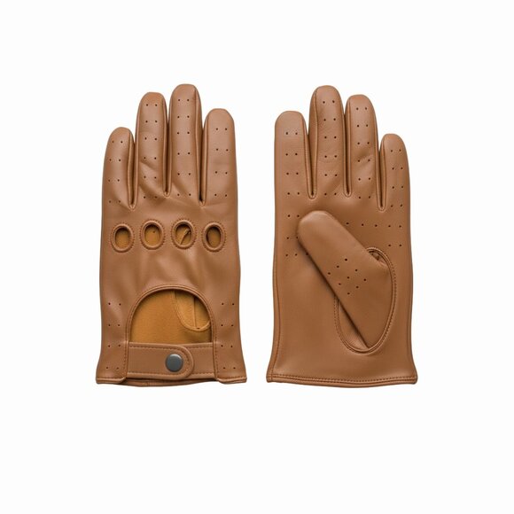 Accessories - TELLARO Leather Driver Gloves – Brown